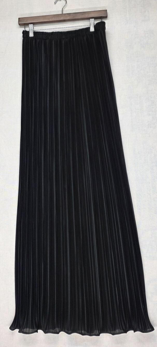 Vintage 80s Michael Marcella Union Label Whimsy Goth Maxi Skirt Black (S)